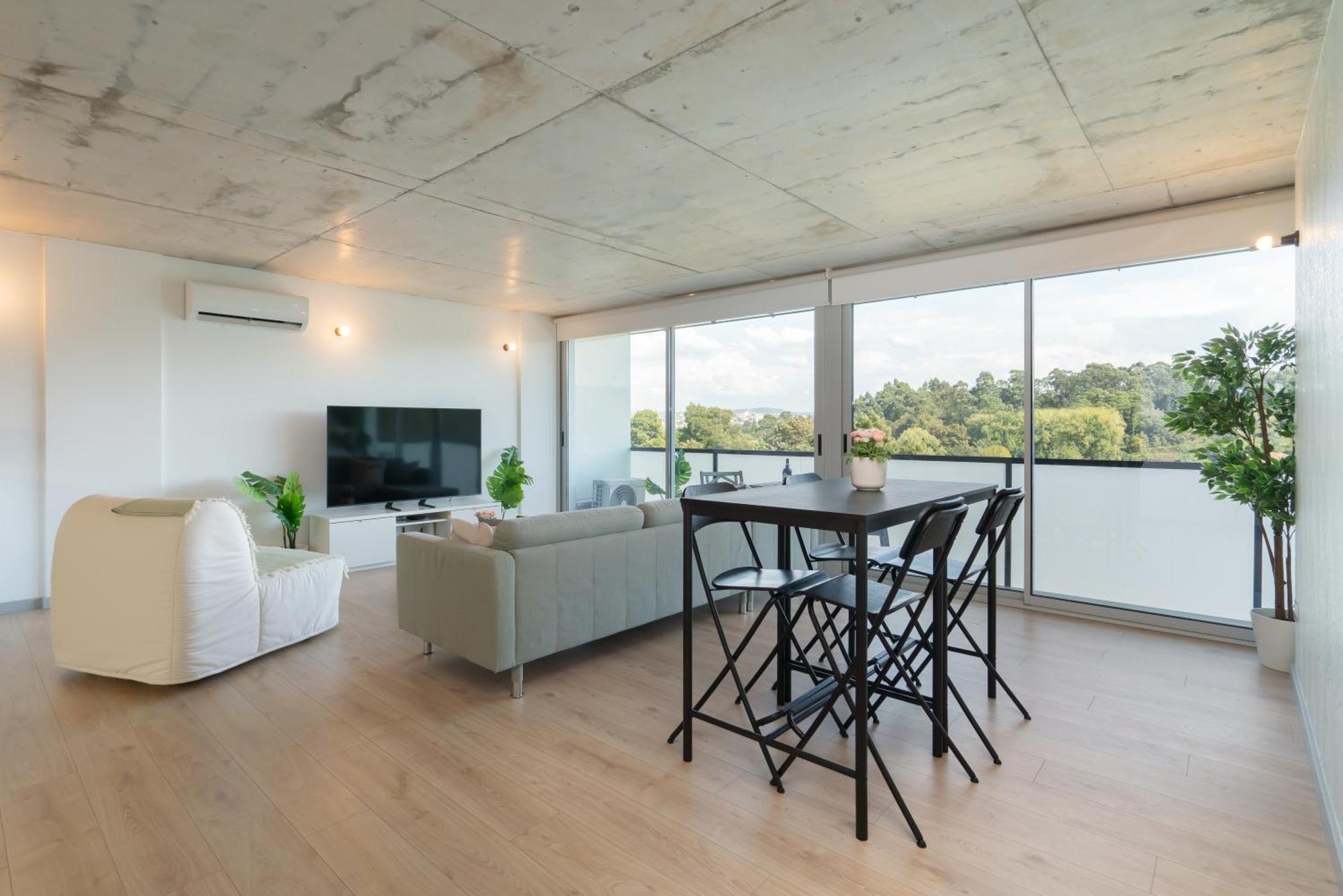 Host Wise - Luxurious Impressive Apartment - Balcony And Pool Vila Nova de Gaia Room photo
