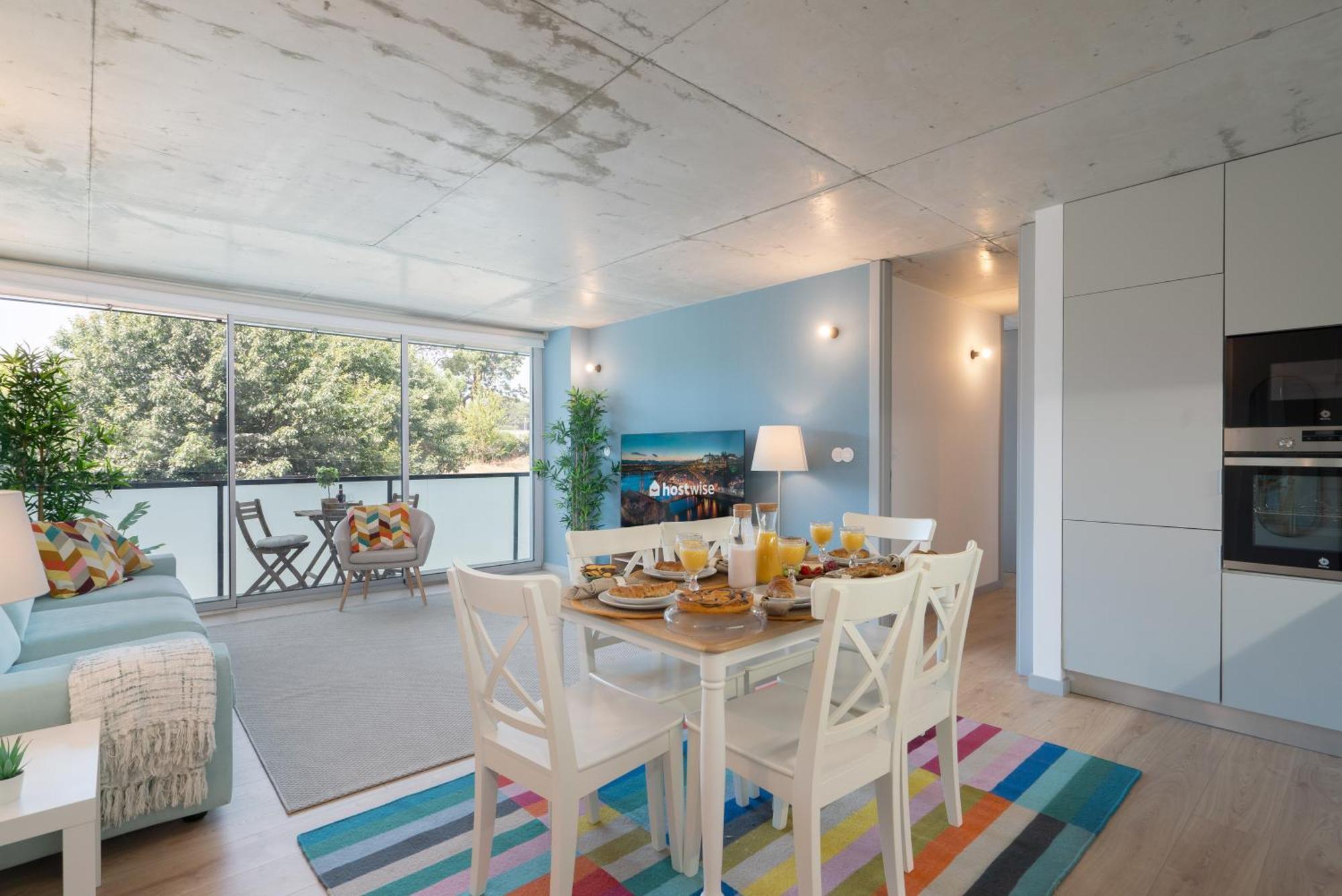 Host Wise - Luxurious Impressive Apartment - Balcony And Pool Vila Nova de Gaia Room photo